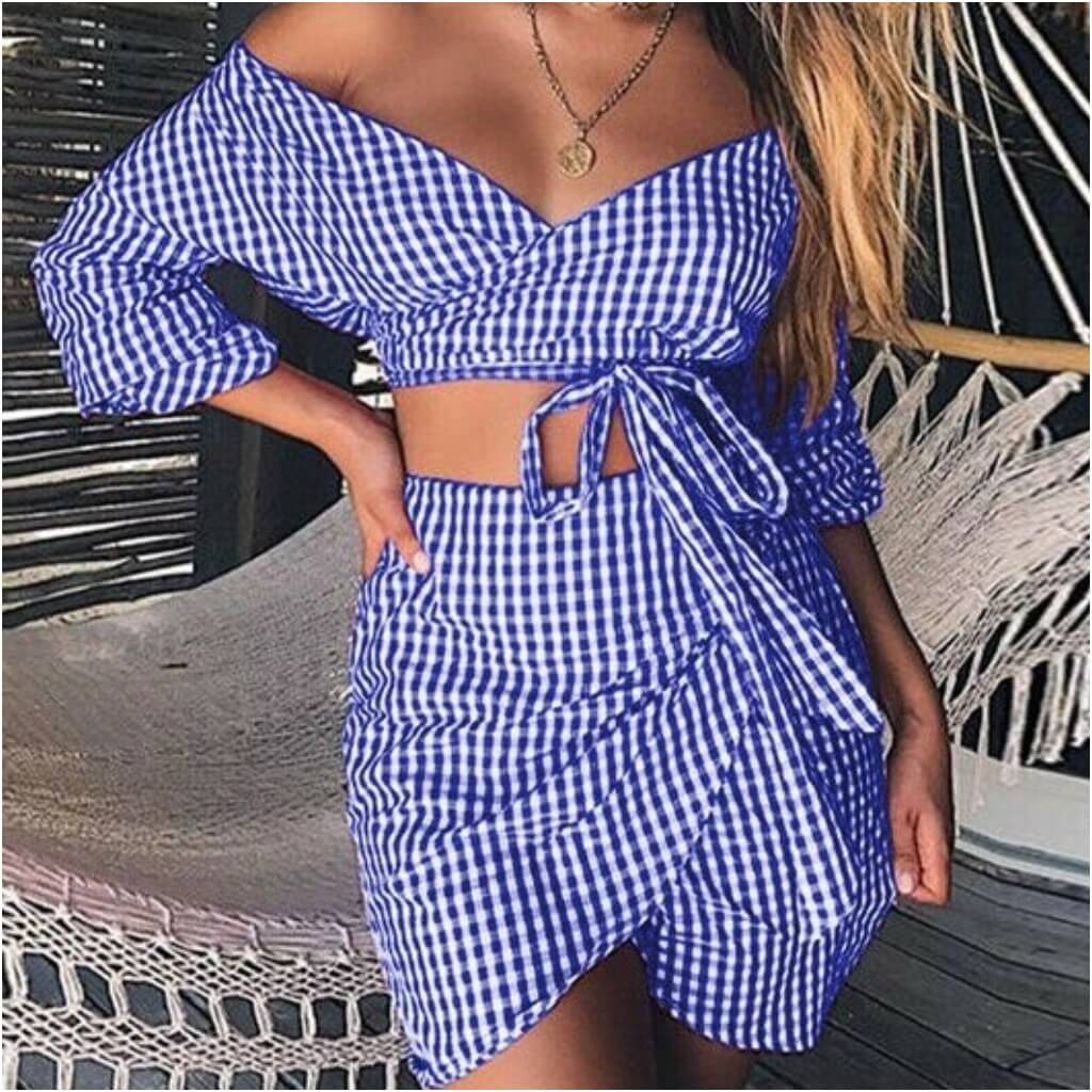 Compleu Bluza si Fusta Janita