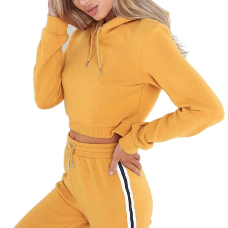 Compleu galben, top si pantalon, Darja C16