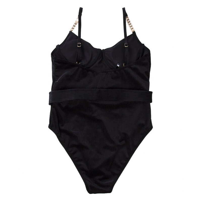 Costum de baie intreg, negru, Jorid