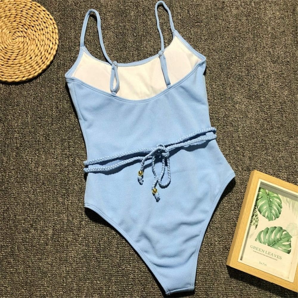 Costum de baie intreg, bleu, Mirja C31