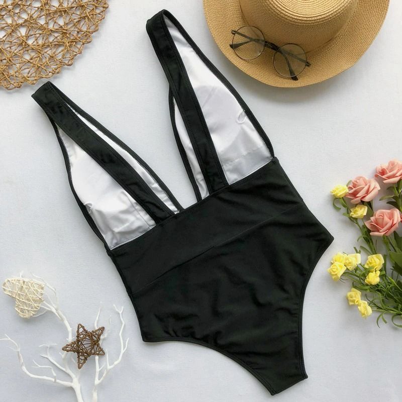 Costum de baie intreg, negru, Miriam C42