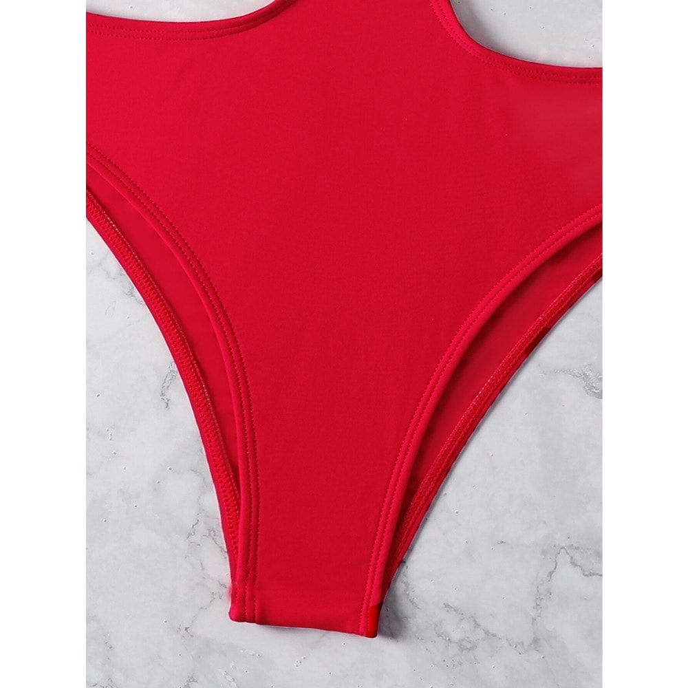 Costum de baie intreg, rosu, Cissel C40