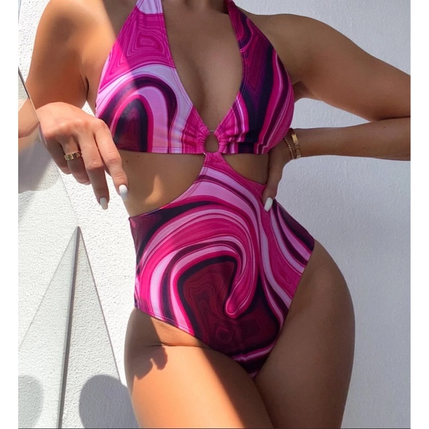 Costum de baie intreg, roz, Daria C34