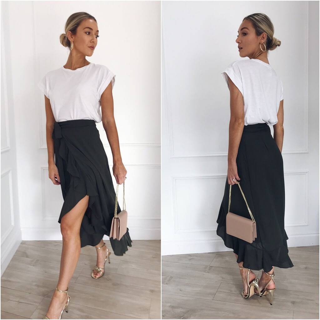 Fusta Ellenor khaki