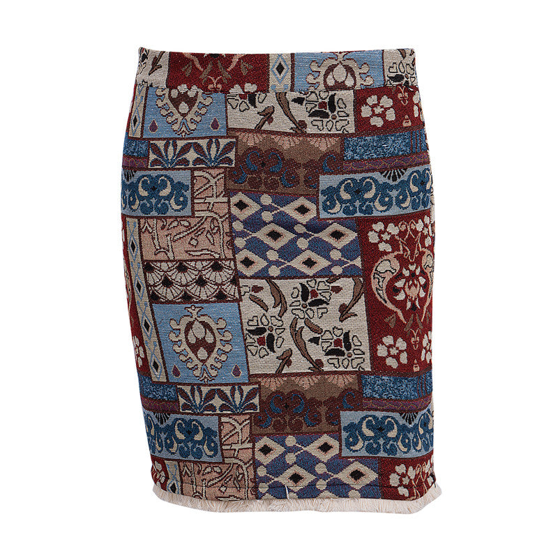 Fusta mini, multicolora, Amelia C11