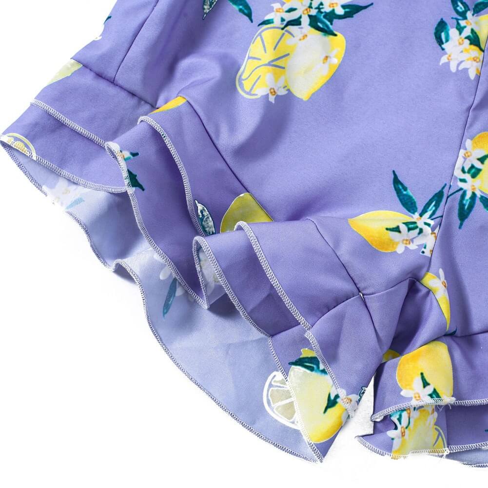 Salopeta mov, imprimeu lamai, Jeannetta C2