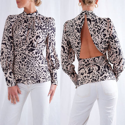 Bluza alba, animal print, Janneke C11