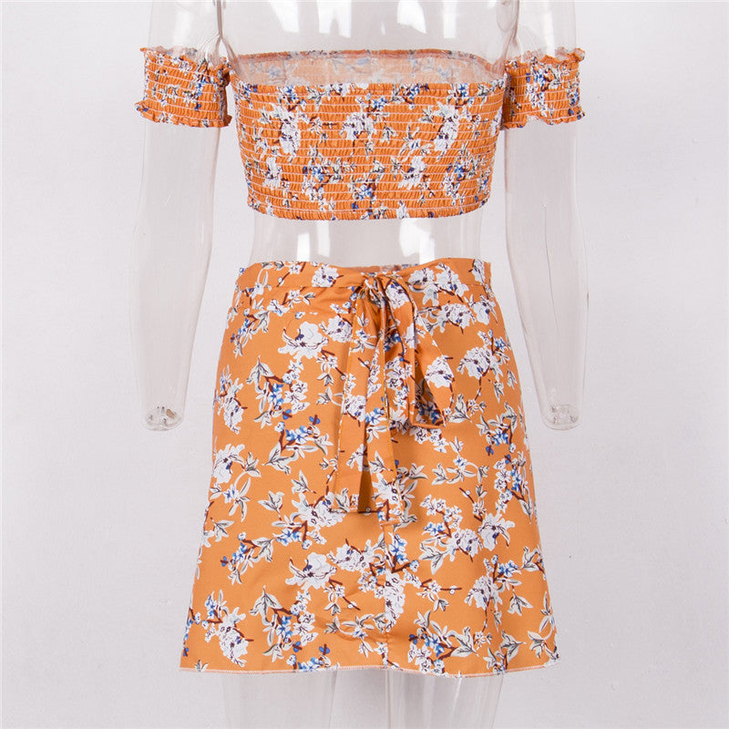 Compleu Fusta si Bustiera Athalie