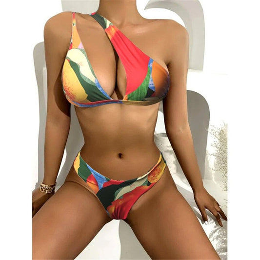 Costum de baie 2 piese, multicolor, Nany C40