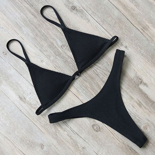 Costum de baie 2 piese, negru, Marinne C56