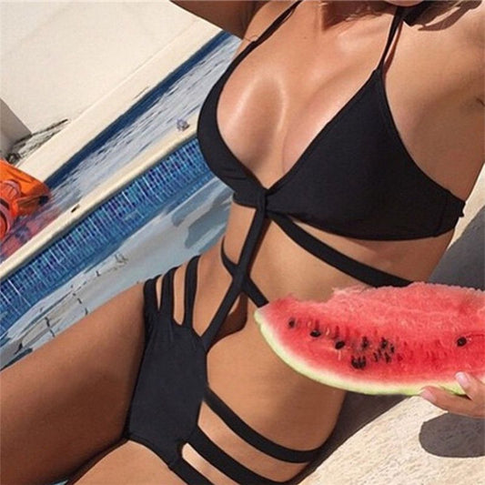 Costum de baie intreg, negru, Bibiana C32