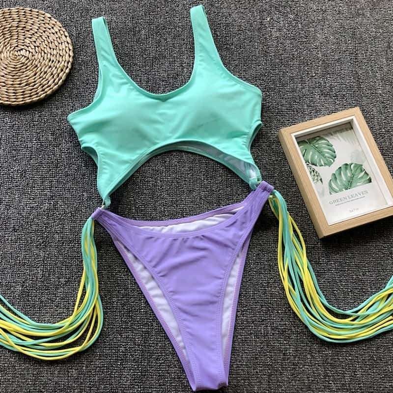 Costum de baie intreg, turquoise, Felicia C46