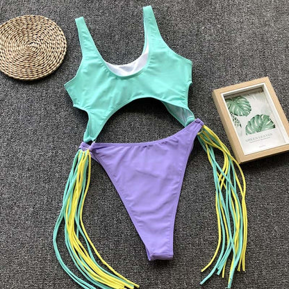 Costum de baie intreg, turquoise, Felicia C46