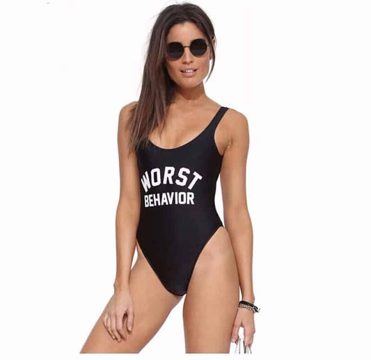 Costum de baie intreg, negru, Fiene C30