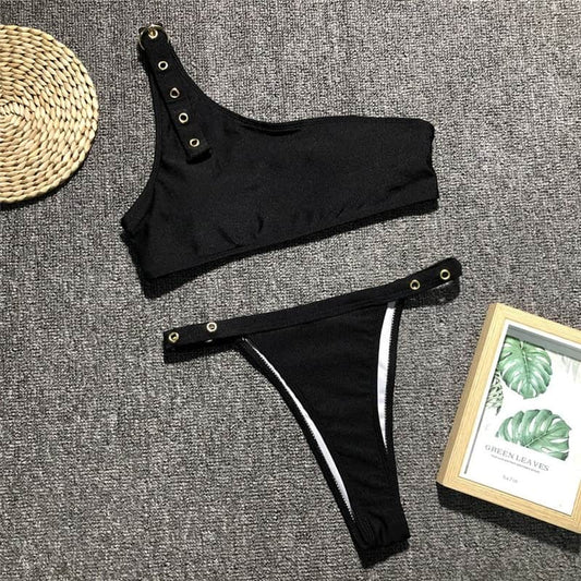 Costum de baie 2 piese, negru, Hardina C32