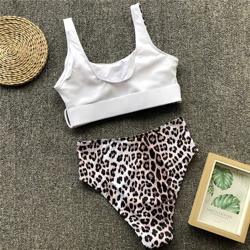 Costum de baie 2 piese, animal print, Heidrun C42