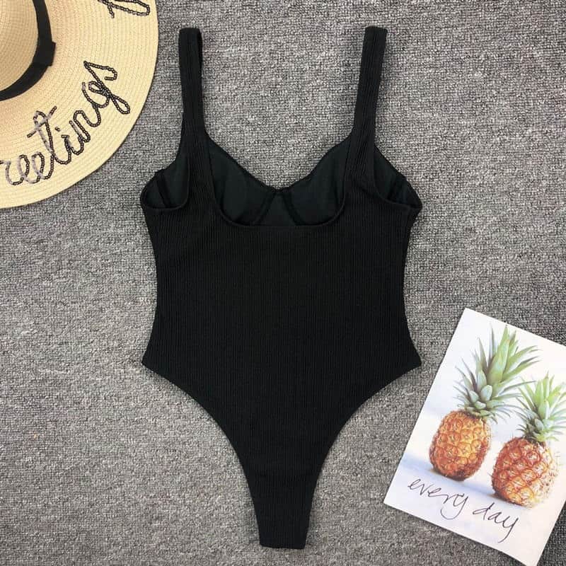 Costum de baie intreg, negru, Karmen C47