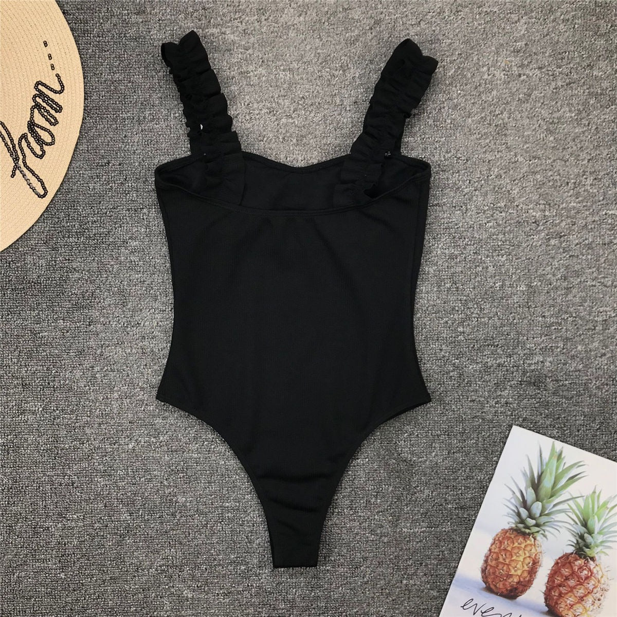 Costum de baie intreg, negru, Leone C37