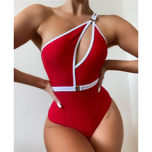 Costum de baie intreg, rosu, Myra C35