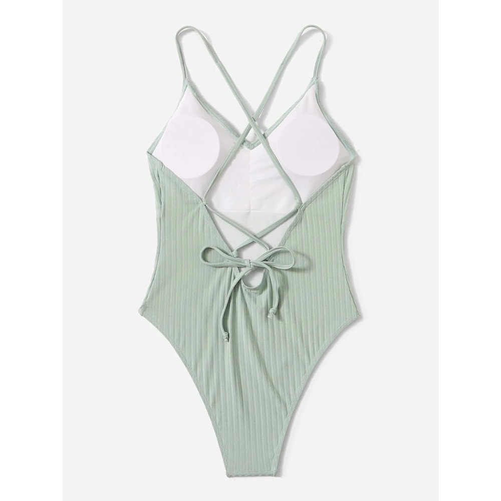 Costum de baie intreg, verde, Fabiana C49