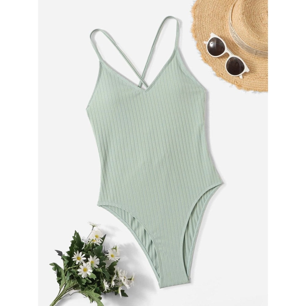 Costum de baie intreg, verde, Fabiana C49