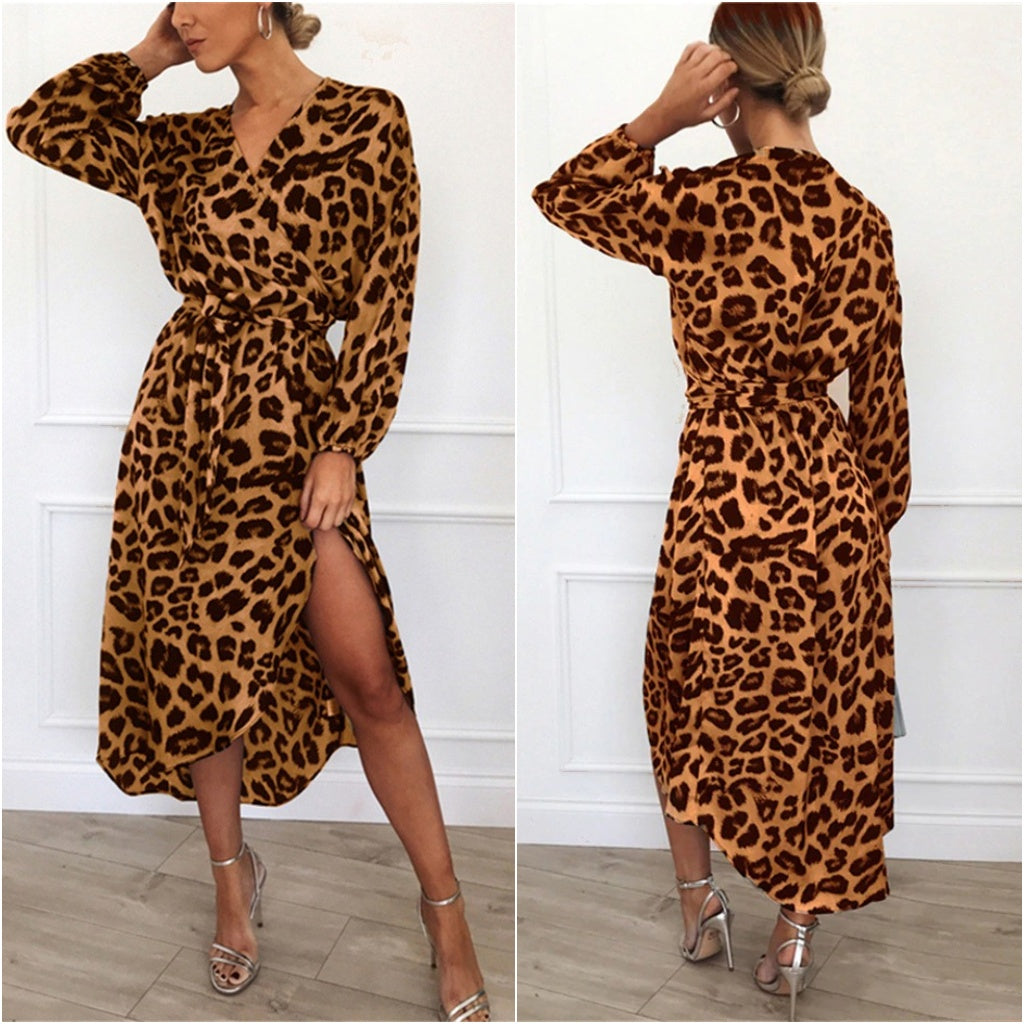 Rochie maro, animal print, Dorte C8