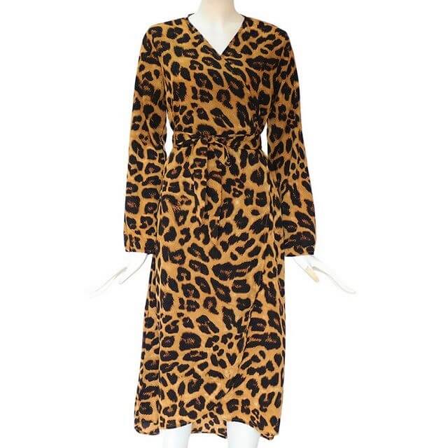 Rochie maro, animal print, Dorte C8