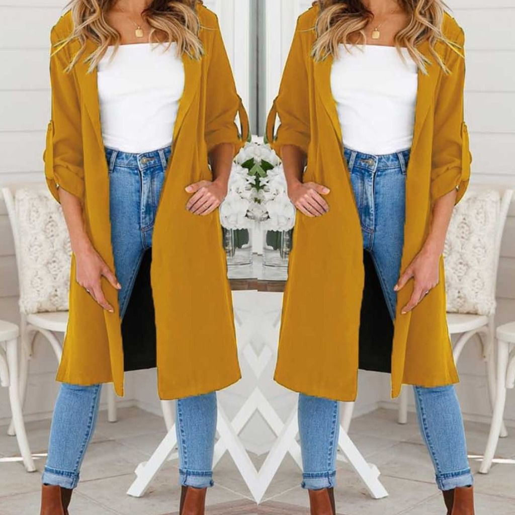 Trench galben mustar, Britte C12